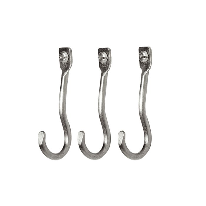 Ferm Living Curvature 3 stk. Kroge Rustfrit St�l