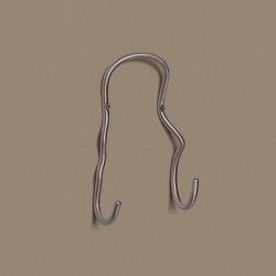 Ferm Living Curvature Dobbelt Krog Rustfrit St�l