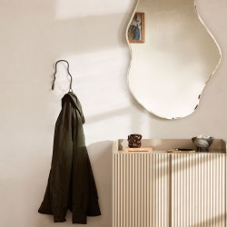Ferm Living Curvature Dobbelt Krog - Sort Messing