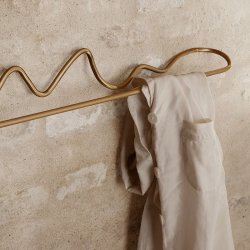 Ferm Living Curvature Hndkldeholder - Messing