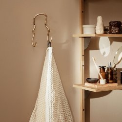 Ferm Living Curvature Dobbelt Krog - Messing