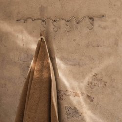 Ferm Living Curvature Knager�kke m/ 6 Kroge Rustfrit St�l