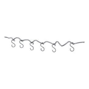 Ferm Living Curvature Knager�kke m/ 6 Kroge Rustfrit St�l