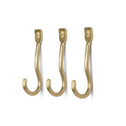 Ferm Living Curvature 3 stk. Kroge - Messing