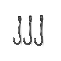 Ferm Living Curvature 3 stk. Kroge - Sort Messing