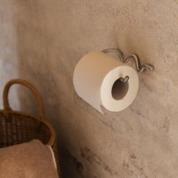 Ferm Living Curvature Toiletrulleholder Rustfrit St�l