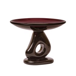 Ferm Living Damo Glass Centrepiece 30 cm Dark Grape