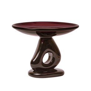 Ferm Living Damo Glass Centrepiece 30 cm Dark Grape