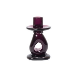 Ferm Living Damo Lysestage H16 cm Dark Grape