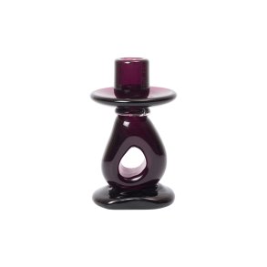 Ferm Living Damo Lysestage H16 cm Dark Grape
