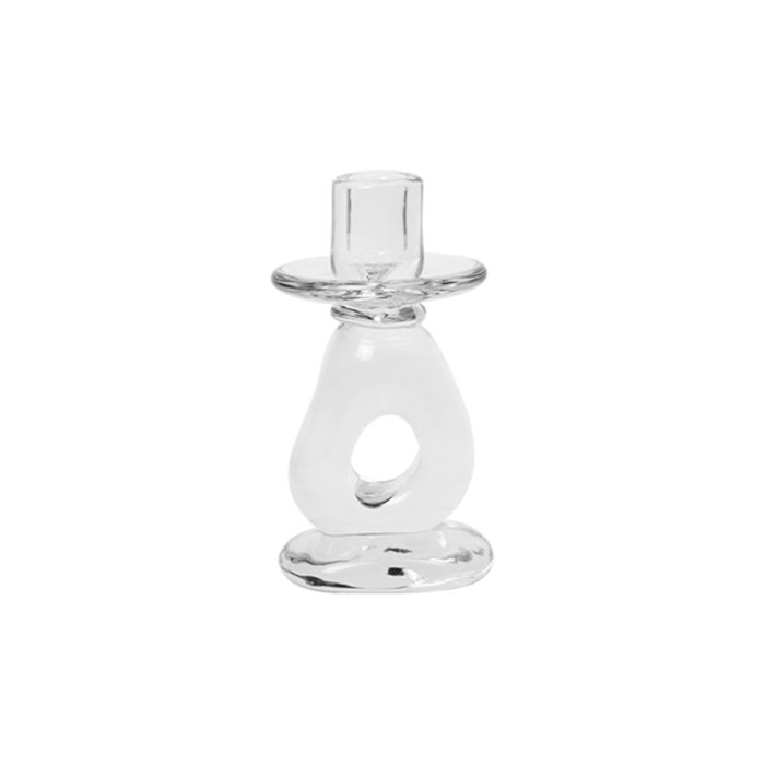 Ferm Living Damo Lysestage H16 cm Klar