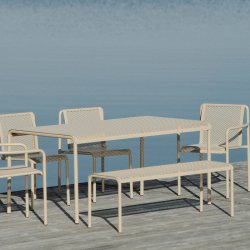 Ferm Living Dapple Spisebord 160x90cm Cashmere