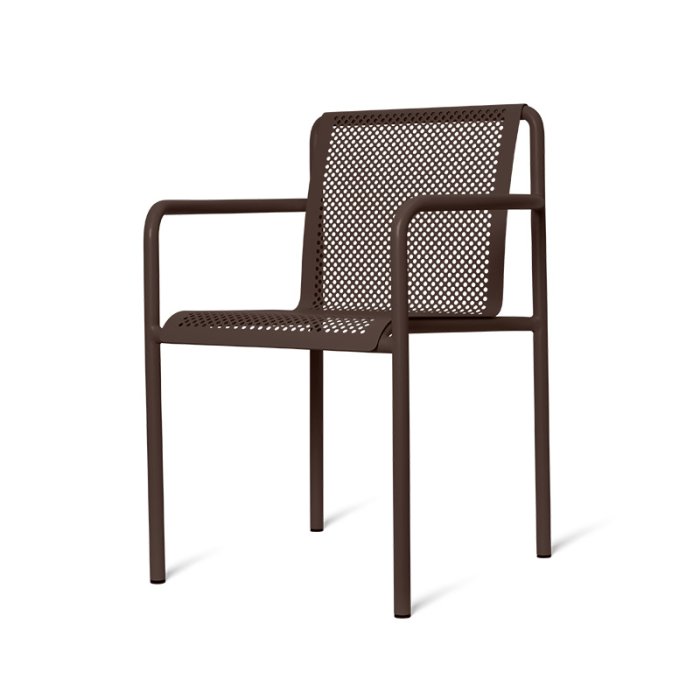 Ferm Living Dapple Stol m/ Arml�n Dark Chocolate