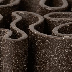Ferm Living Dedali Vase H11 cm Dark Brown