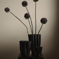 Ferm Living Dedali Vase H11 cm Dark Brown