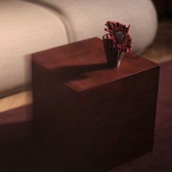 Ferm Living Dedali Vase H11 cm Dark Brown
