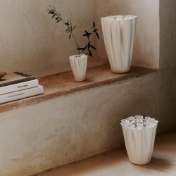 Ferm Living Dedali Vase H11 cm Off-white