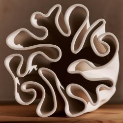 Ferm Living Dedali Vase H18 cm Off-white