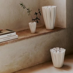 Ferm Living Dedali Vase H18 cm Off-white