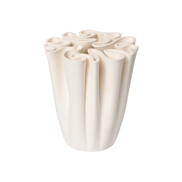 Ferm Living Dedali Vase H18 cm Off-white