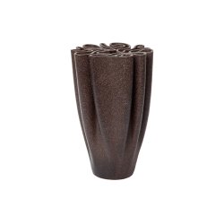Ferm Living Dedali Vase H25 cm Dark Brown