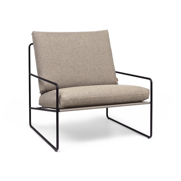 Ferm Living Desert 1-Seater Dolce Sort/Dark Sand
