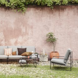 Ferm Living Desert 1-Seater Dolce Sort/Dark Sand