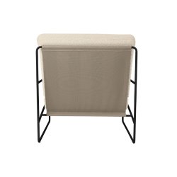 Ferm Living Desert 1-Seater Pure Boucl� Sort/Off-White