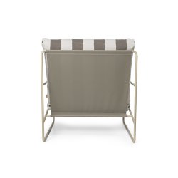 Ferm Living Desert 1-Seater Stripe Cashmere/Chocolate