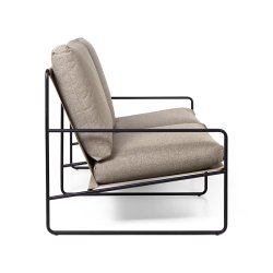 Ferm Living Desert 2-Seater Dolce Sort/Dark Sand