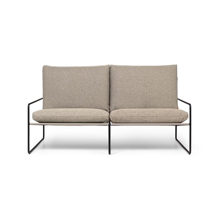 Ferm Living Desert 2-Seater Dolce Sort/Dark Sand