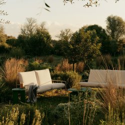 Ferm Living Desert 2-Seater Pure Boucl� Cashmere/Off-White