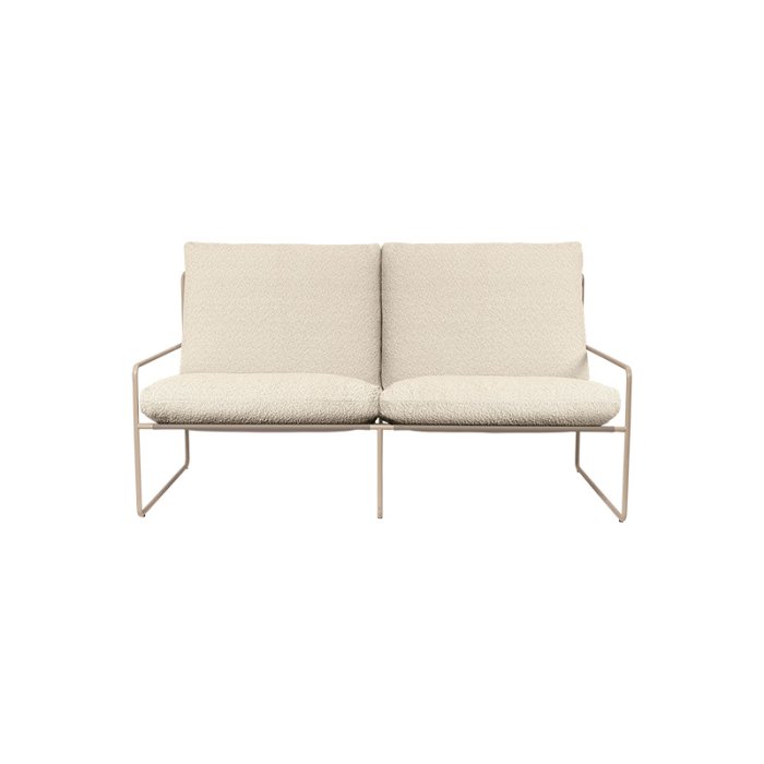 Ferm Living Desert 2-Seater Pure Boucl� Cashmere/Off-White
