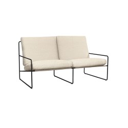 Ferm Living Desert 2-Seater Pure Boucl� Sort/Off-White