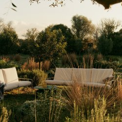 Ferm Living Desert 3-Seater Pure Boucl� Cashmere/Off-White