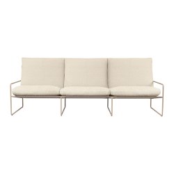 Ferm Living Desert 3-Seater Pure Boucl� Cashmere/Off-White