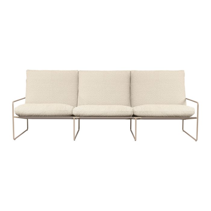 Ferm Living Desert 3-Seater Pure Boucl� Cashmere/Off-White