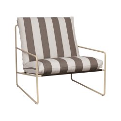 Ferm Living Desert Pudebetr�kss�t Stripe/Chocolate