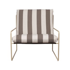 Ferm Living Desert Pudebetr�kss�t Stripe/Chocolate