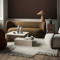 Ferm Living Distinct Grande Duo Sofaborde Travertin