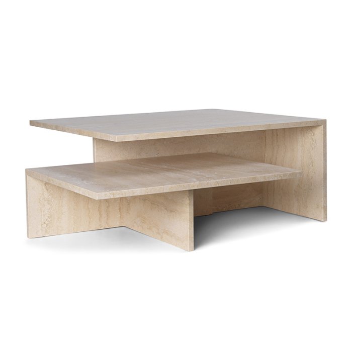 Ferm Living Distinct Grande Duo Sofaborde Travertin