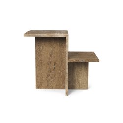 Ferm Living Distinct Side Table - Mrkebrun