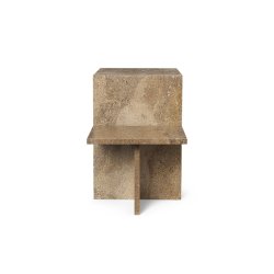 Ferm Living Distinct Side Table - Mrkebrun