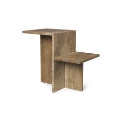 Ferm Living Distinct Side Table - Mrkebrun