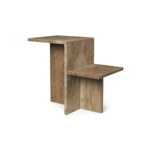 Ferm Living Distinct Side Table - Mrkebrun