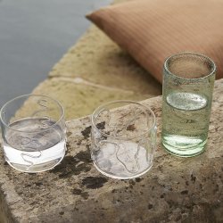 Ferm Living Doodle Glas - Lav - St af 2 stk.