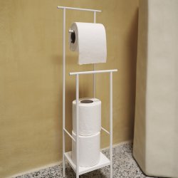 Ferm Living Dora Toiletrullestativ Hvid