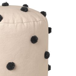 Ferm Living Dot Tufted Puf - Sand/Sort