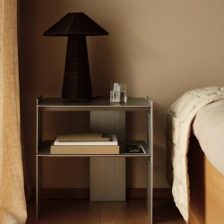 Ferm Living Dou Bordlampe Dark Brown