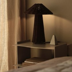 Ferm Living Dou Bordlampe Dark Brown
